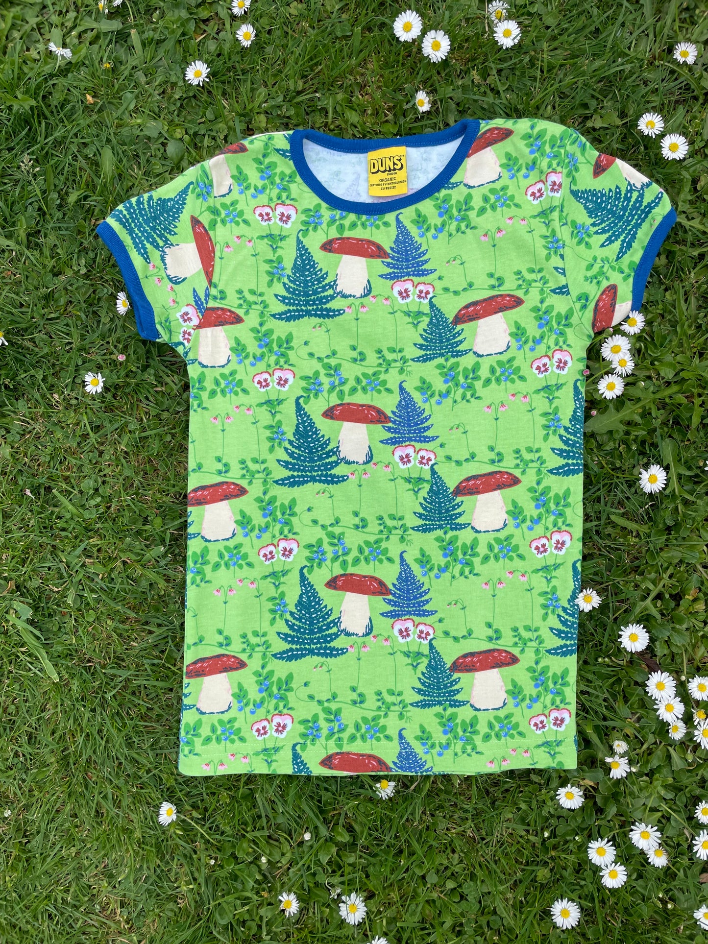 DUNS - Short sleeve top - Linnaea Jade Lime, Last one (2-3 Years)