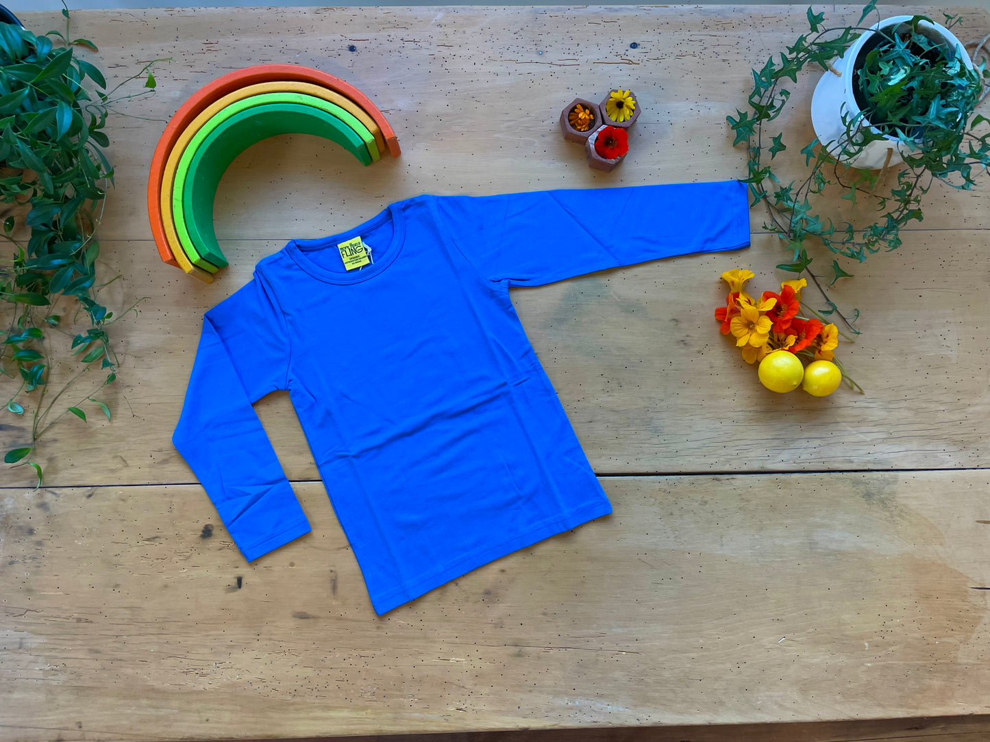 More Than a Fling - Long sleeve top - Strong Blue