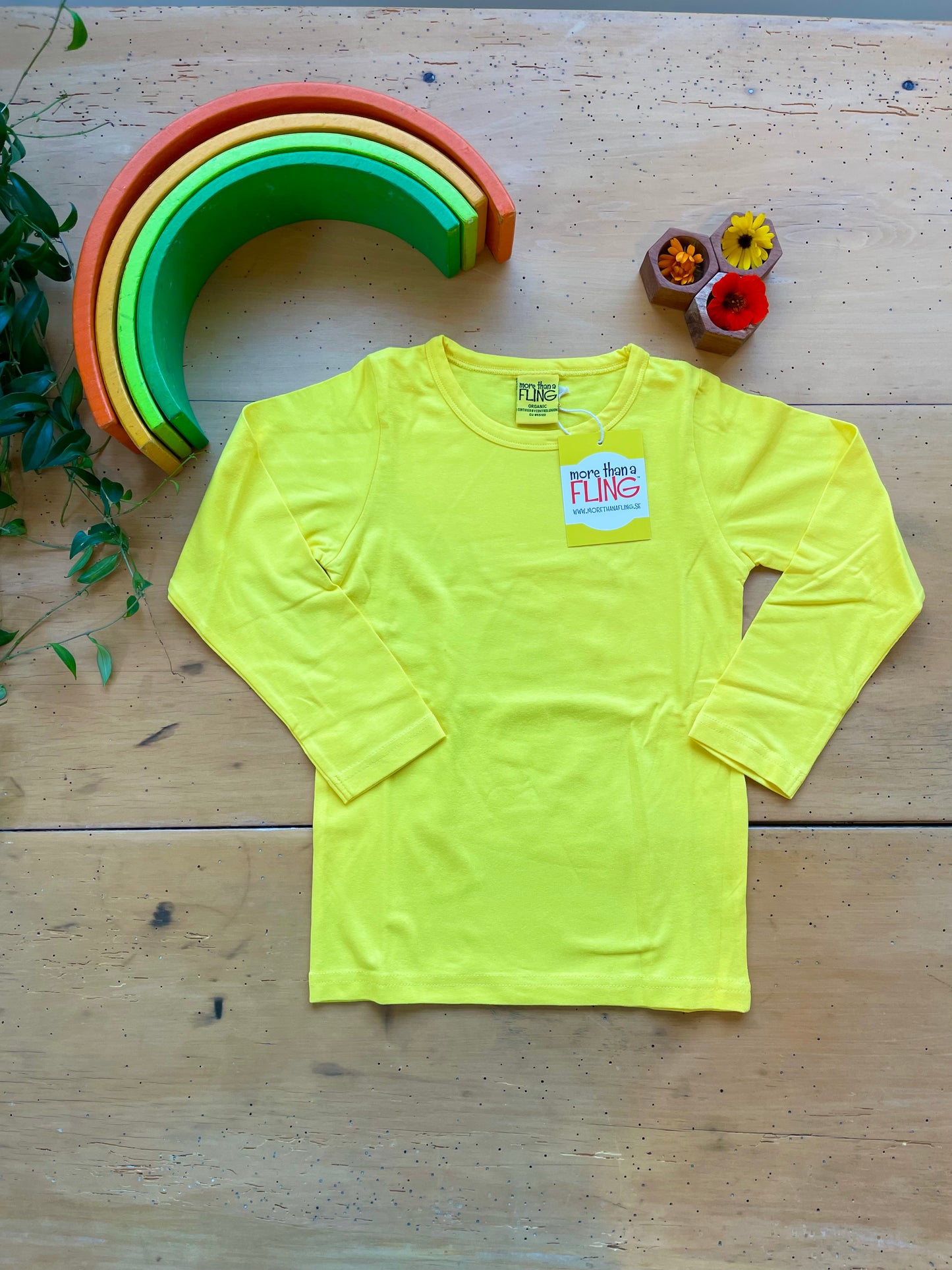 More Than a Fling - Long sleeve top - Buttercup