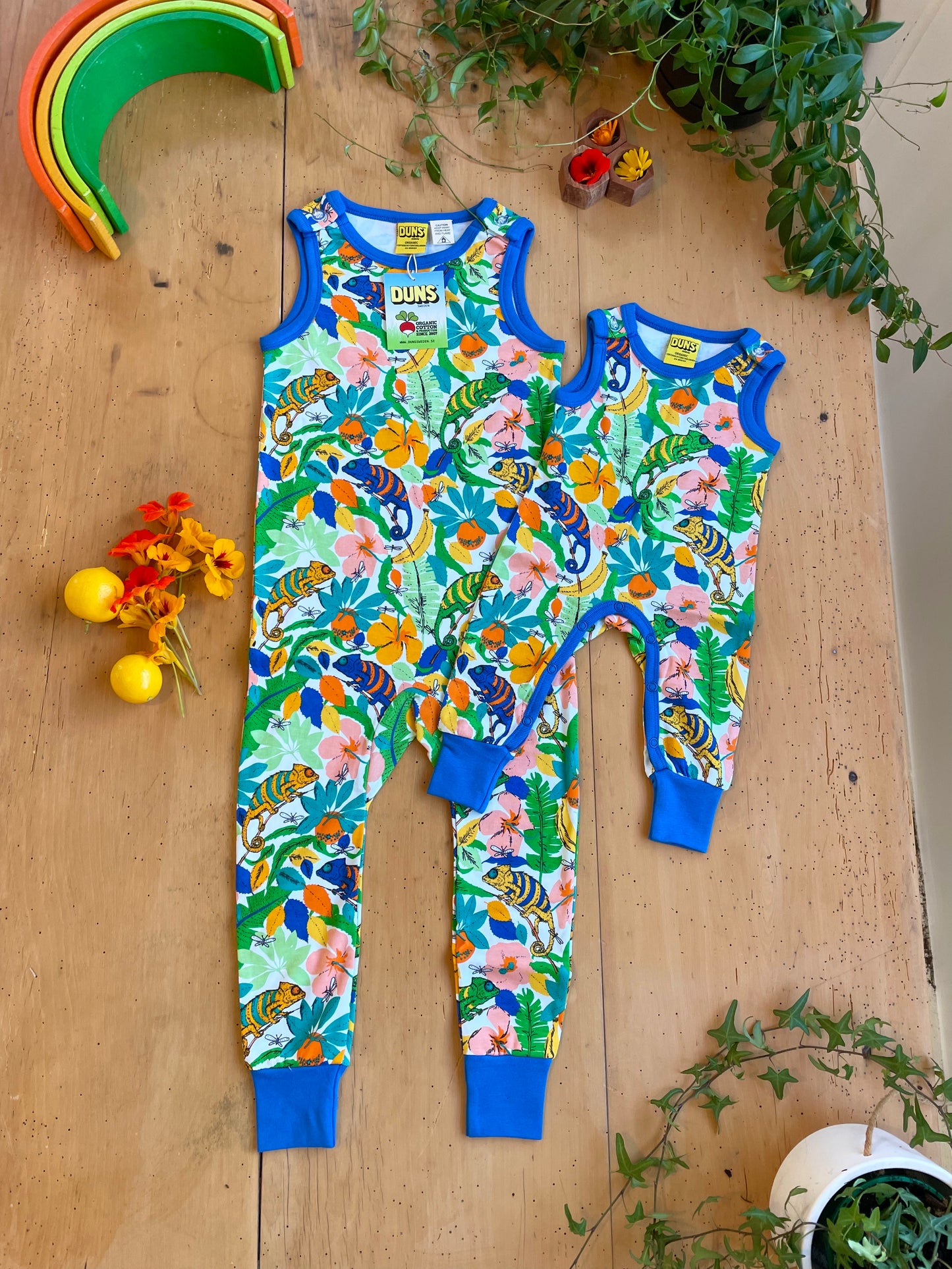 DUNS - Dungarees - Chameleon (4-6 Months)